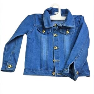 One Step Up Girls Child Size Small (4) Denim Jean Jacket